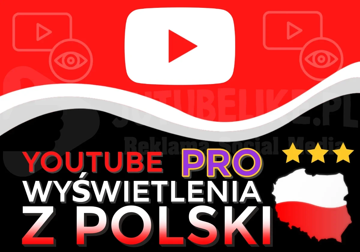 Kup Polskie wyświetlenia na YT w wersji PRO od sklep-jutubelike
