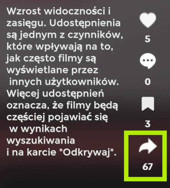 TikTok Udostępnienia  Zalety