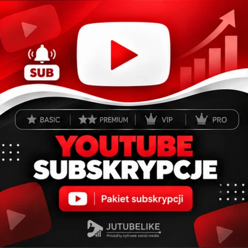 Subskrypcje YouTube - pakiety JUTUBELIKE