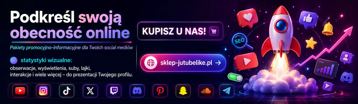 Wypromuj Swoje Social Media 20026 Sklep JUTUBELIKE.PL
